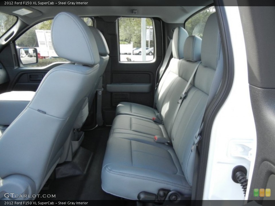 Steel Gray Interior Photo for the 2012 Ford F150 XL SuperCab #60511350