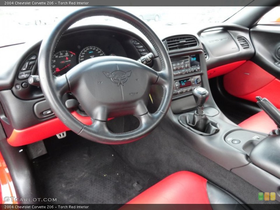 Torch Red Interior Photo for the 2004 Chevrolet Corvette Z06 #60512279