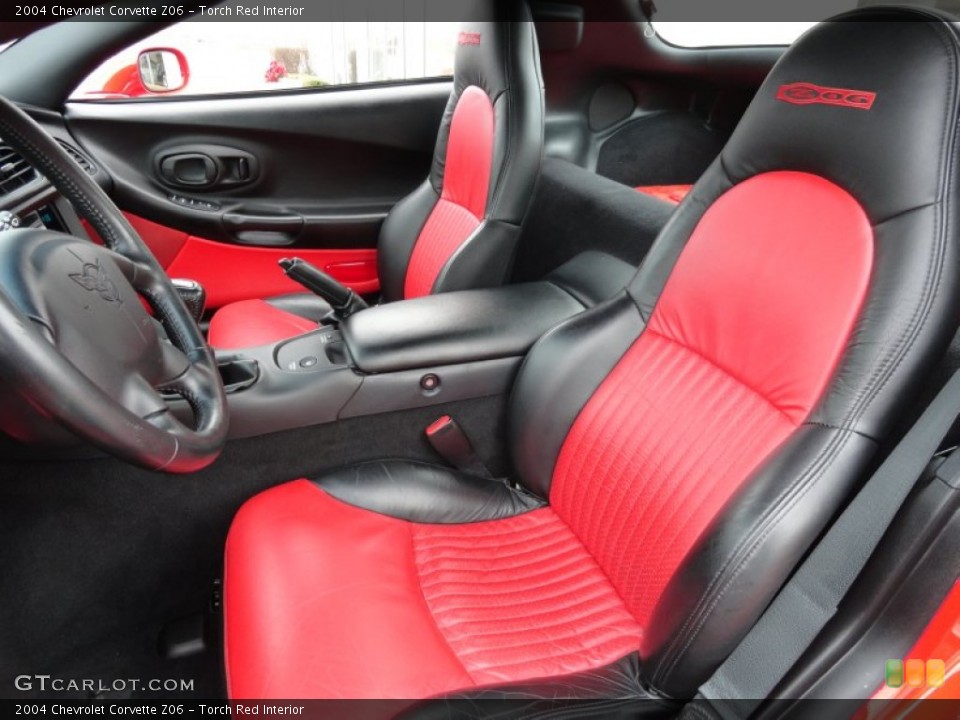 Torch Red Interior Photo for the 2004 Chevrolet Corvette Z06 #60512288