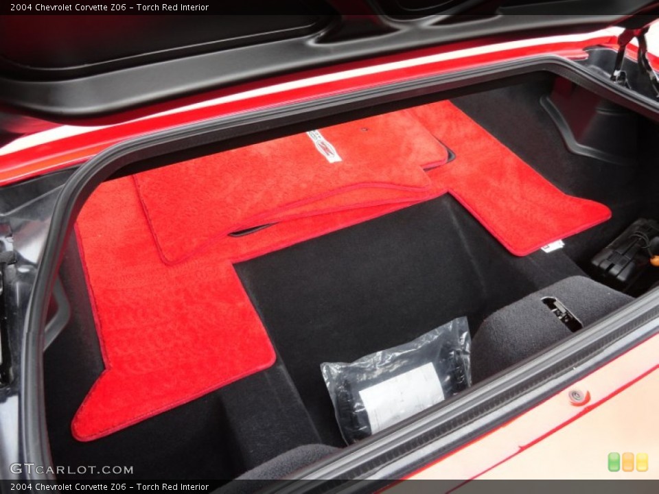 Torch Red Interior Trunk for the 2004 Chevrolet Corvette Z06 #60512306