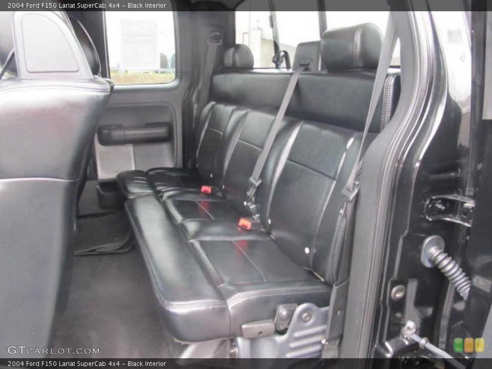 Black Interior Rear Seat for the 2004 Ford F150 Lariat SuperCab 4x4 #60513168