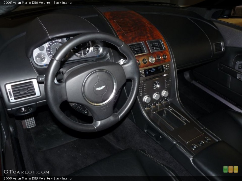 Black Interior Dashboard for the 2006 Aston Martin DB9 Volante #60513609