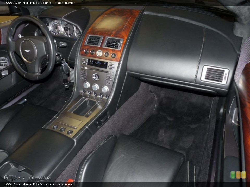 Black Interior Dashboard for the 2006 Aston Martin DB9 Volante #60513618