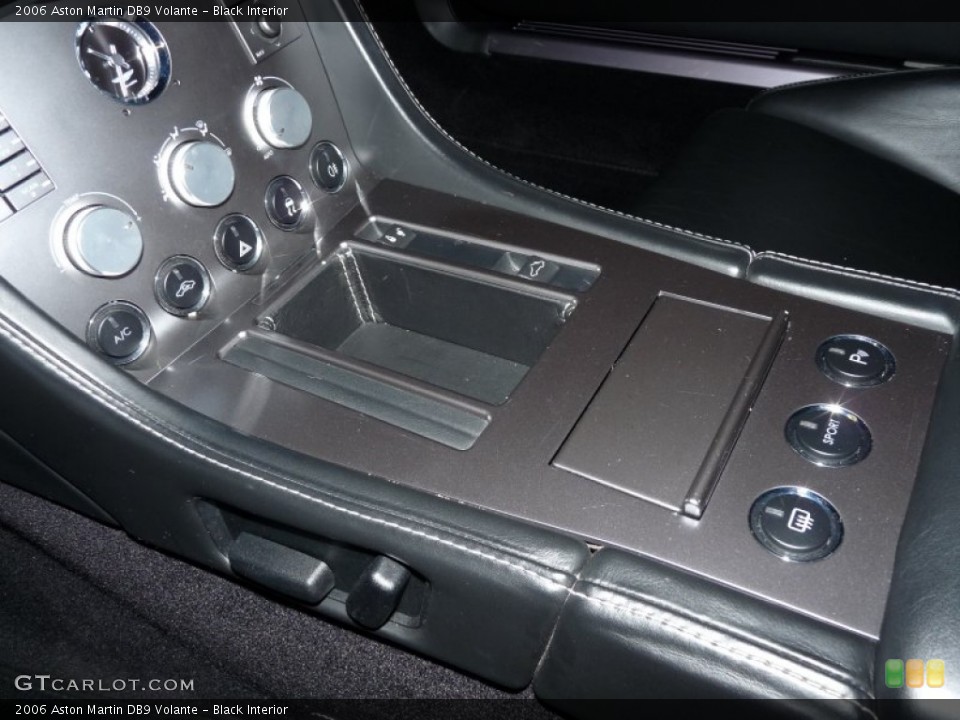 Black Interior Controls for the 2006 Aston Martin DB9 Volante #60513699