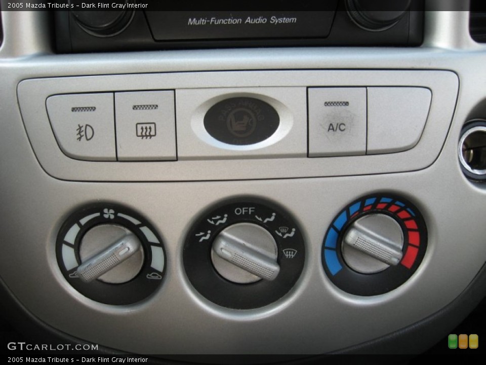 Dark Flint Gray Interior Controls for the 2005 Mazda Tribute s #60517140