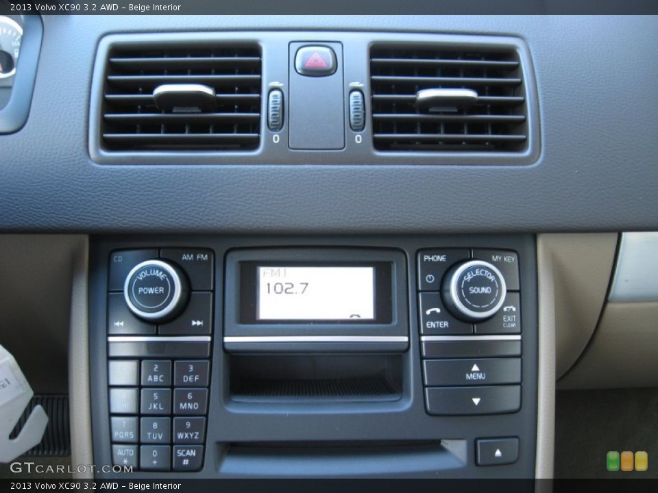 Beige Interior Controls for the 2013 Volvo XC90 3.2 AWD #60517395