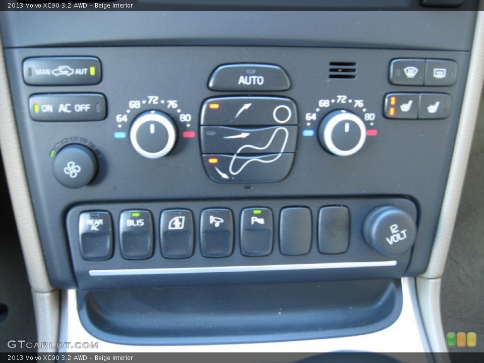 Beige Interior Controls for the 2013 Volvo XC90 3.2 AWD #60517401