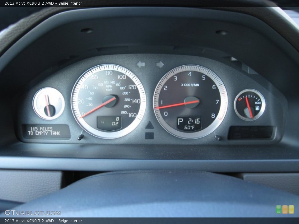 Beige Interior Gauges for the 2013 Volvo XC90 3.2 AWD #60517427