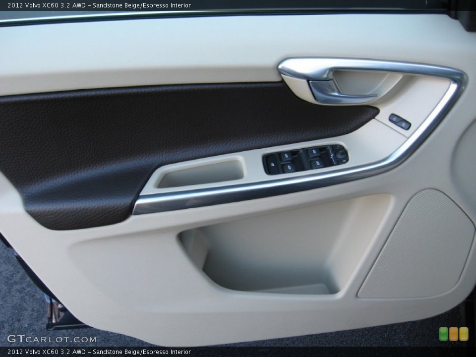 Sandstone Beige/Espresso Interior Door Panel for the 2012 Volvo XC60 3.2 AWD #60517806