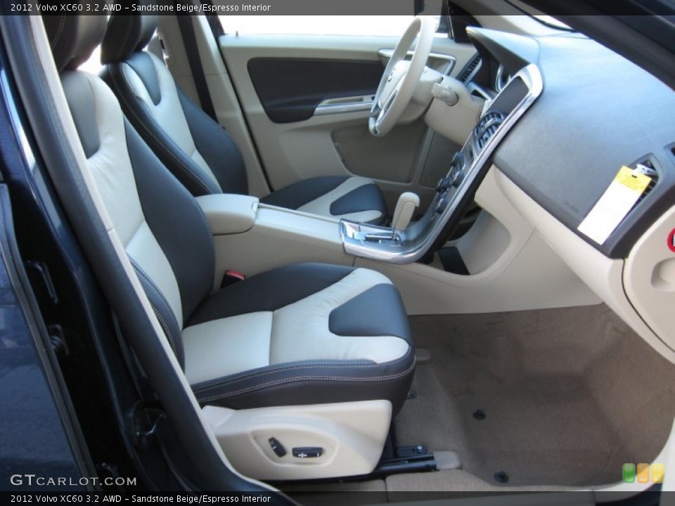 Sandstone Beige/Espresso Interior Photo for the 2012 Volvo XC60 3.2 AWD #60517839