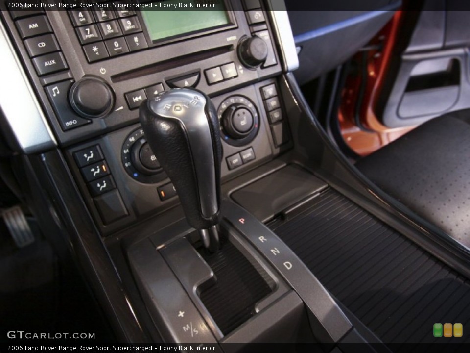 Ebony Black Interior Transmission for the 2006 Land Rover Range Rover Sport Supercharged #60518295