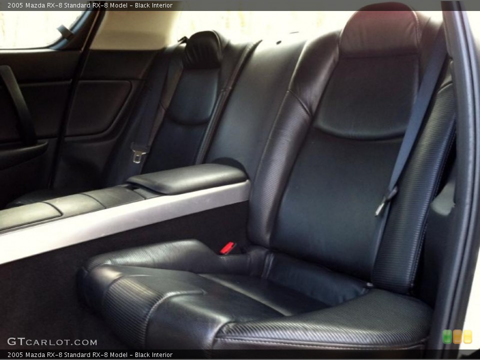 Black Interior Rear Seat for the 2005 Mazda RX-8  #60519438
