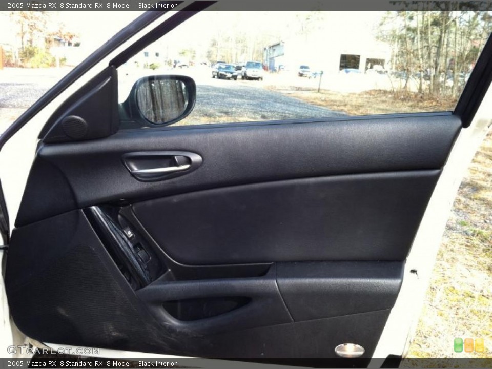 Black Interior Door Panel for the 2005 Mazda RX-8  #60519615