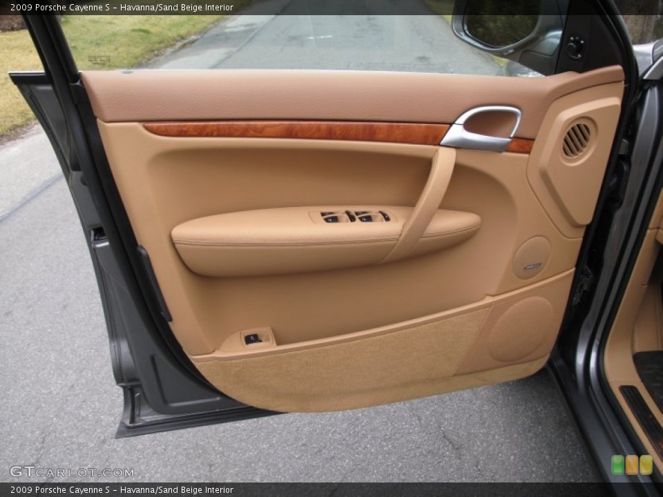 Havanna/Sand Beige Interior Door Panel for the 2009 Porsche Cayenne S #60521547