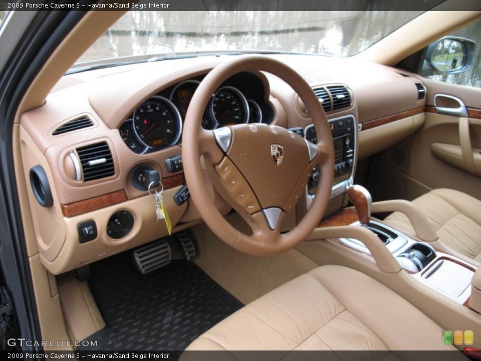 Havanna/Sand Beige Interior Dashboard for the 2009 Porsche Cayenne S #60521619