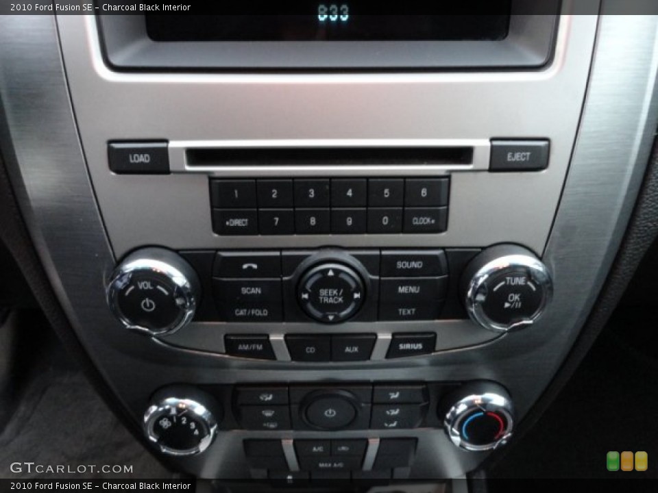 Charcoal Black Interior Controls for the 2010 Ford Fusion SE #60522060