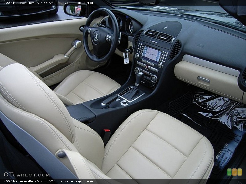 Beige Interior Photo for the 2007 Mercedes-Benz SLK 55 AMG Roadster #60523273