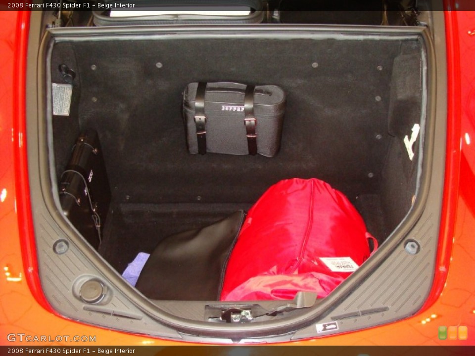 Beige Interior Trunk for the 2008 Ferrari F430 Spider F1 #60524140