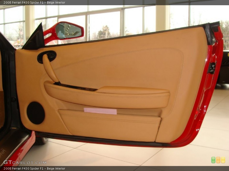 Beige Interior Door Panel for the 2008 Ferrari F430 Spider F1 #60524149