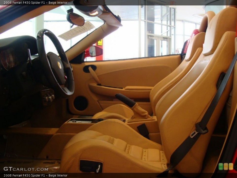 Beige Interior Photo for the 2008 Ferrari F430 Spider F1 #60524188