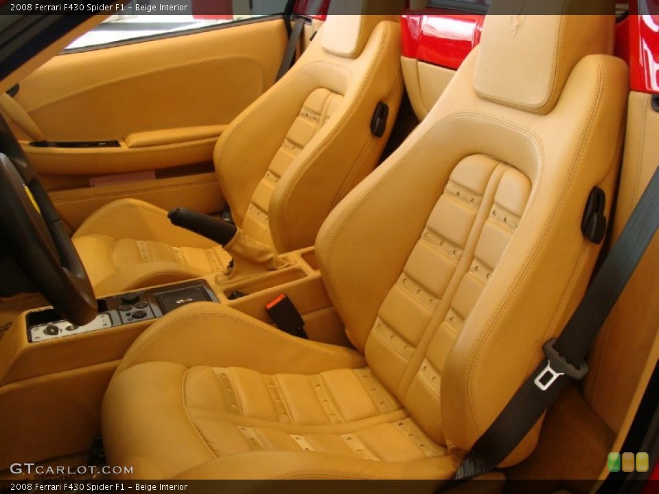 Beige Interior Photo for the 2008 Ferrari F430 Spider F1 #60524203