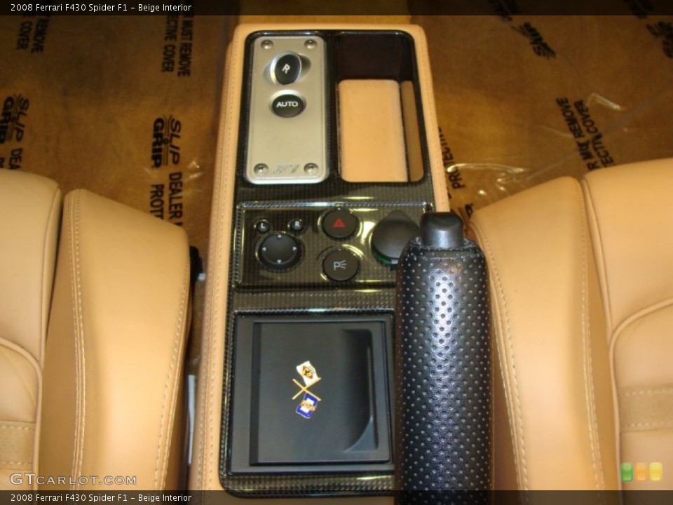 Beige Interior Controls for the 2008 Ferrari F430 Spider F1 #60524233