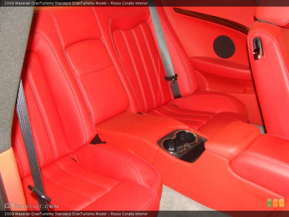 Rosso Corallo Interior Rear Seat for the 2009 Maserati GranTurismo  #60524401