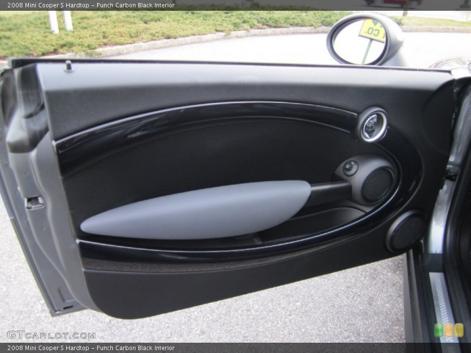 Punch Carbon Black Interior Door Panel for the 2008 Mini Cooper S Hardtop #60524545