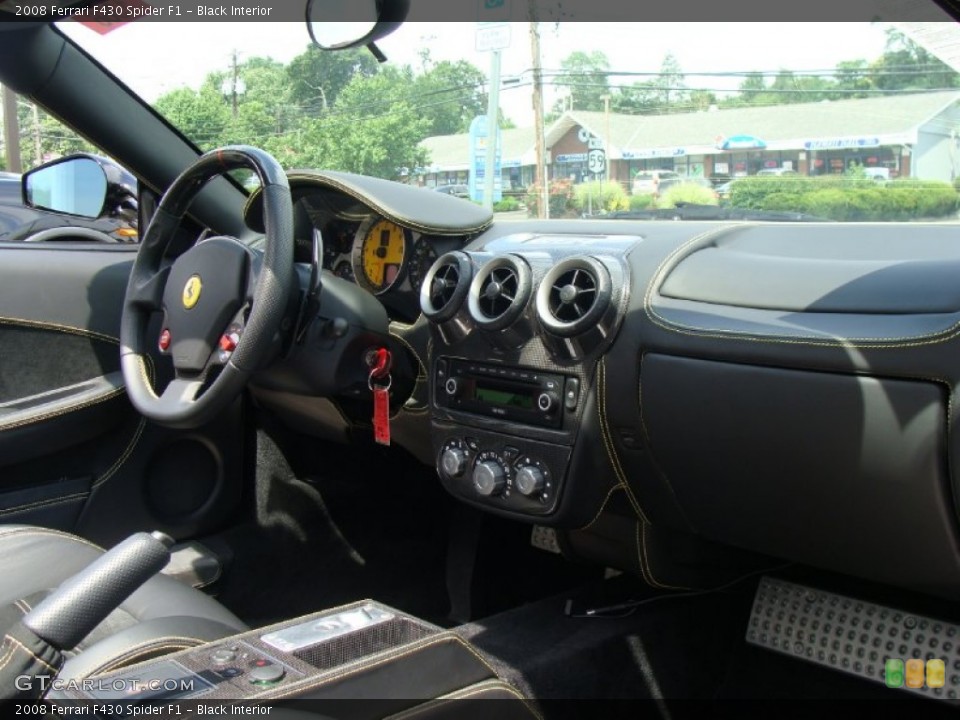 Black Interior Dashboard for the 2008 Ferrari F430 Spider F1 #60525016