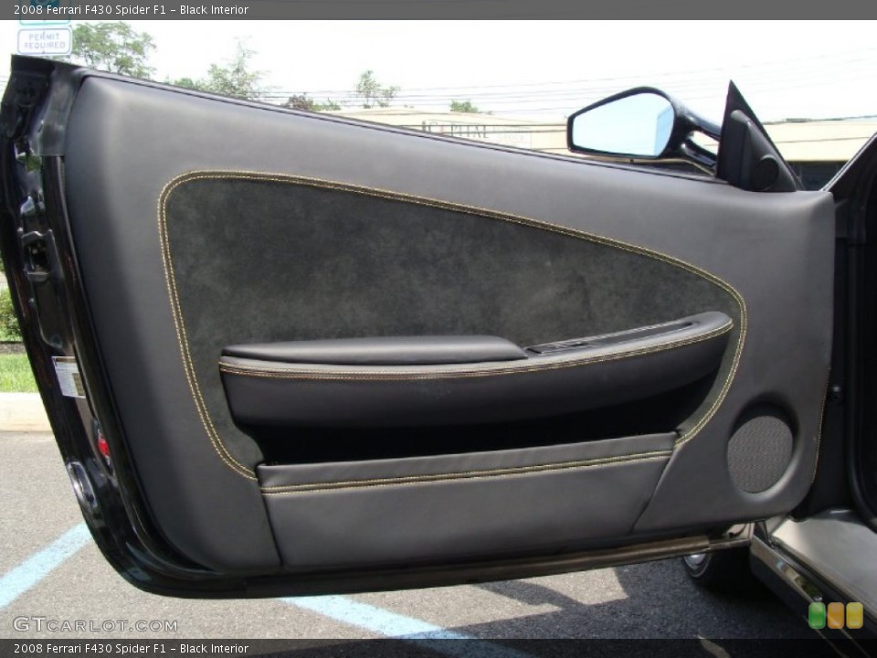 Black Interior Door Panel for the 2008 Ferrari F430 Spider F1 #60525046