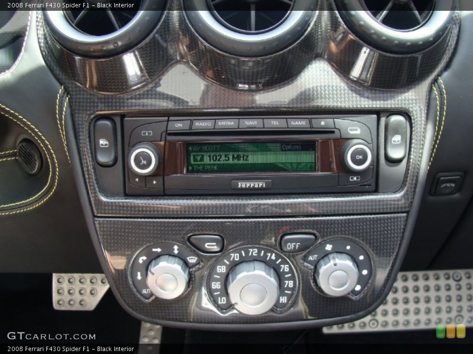 Black Interior Audio System for the 2008 Ferrari F430 Spider F1 #60525091