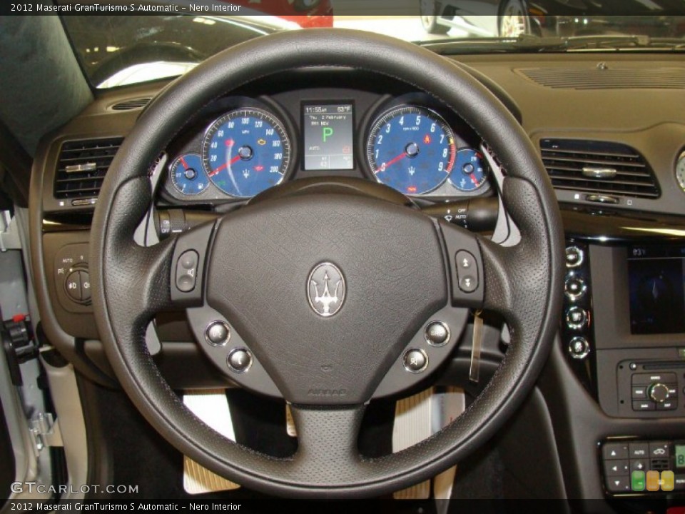Nero Interior Steering Wheel for the 2012 Maserati GranTurismo S Automatic #60525664