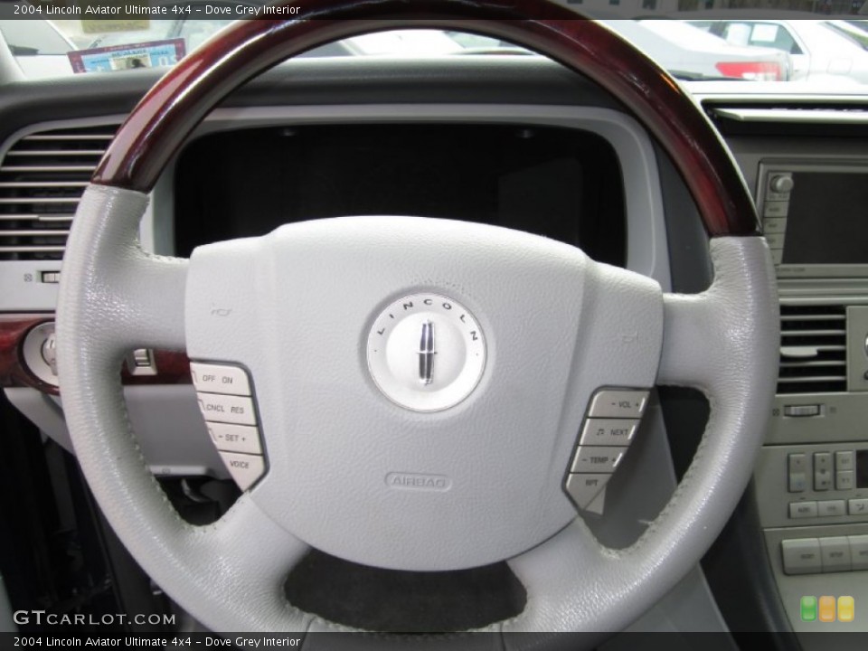 Dove Grey Interior Steering Wheel for the 2004 Lincoln Aviator Ultimate 4x4 #60526231