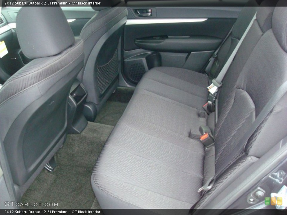 Off Black Interior Photo for the 2012 Subaru Outback 2.5i Premium #60527872