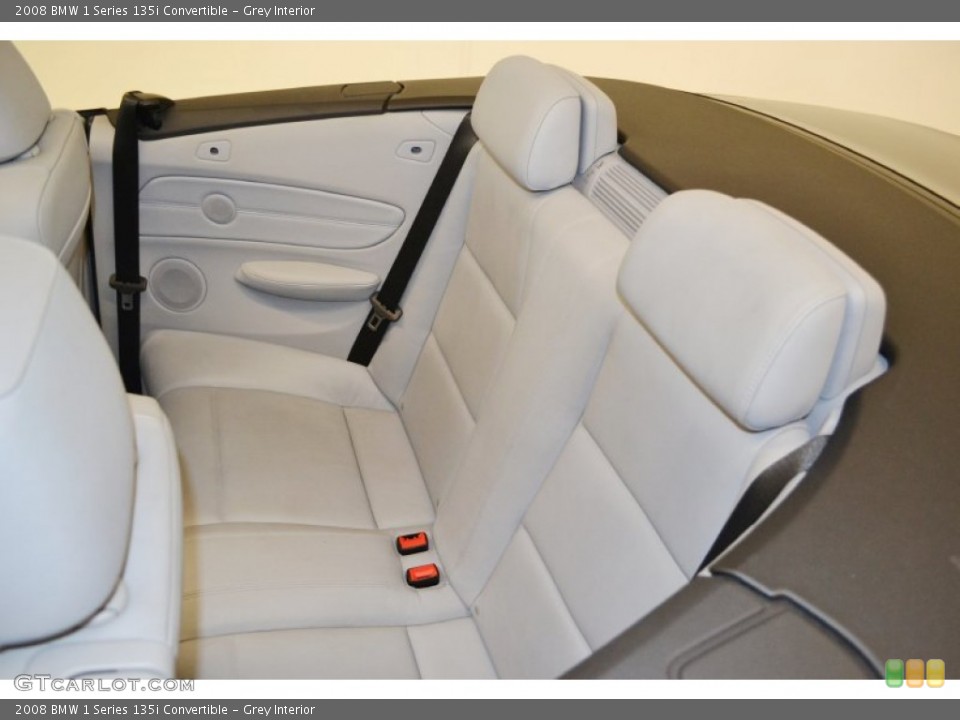 Grey Interior Photo for the 2008 BMW 1 Series 135i Convertible #60528862
