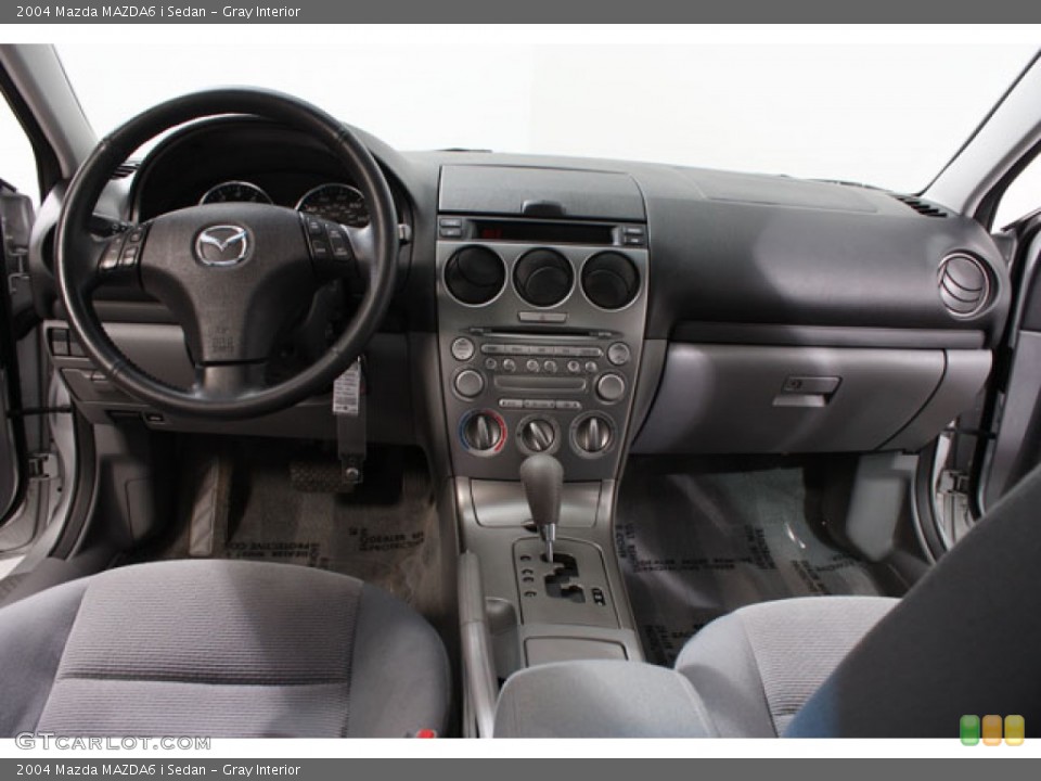 Gray Interior Dashboard for the 2004 Mazda MAZDA6 i Sedan #60530344