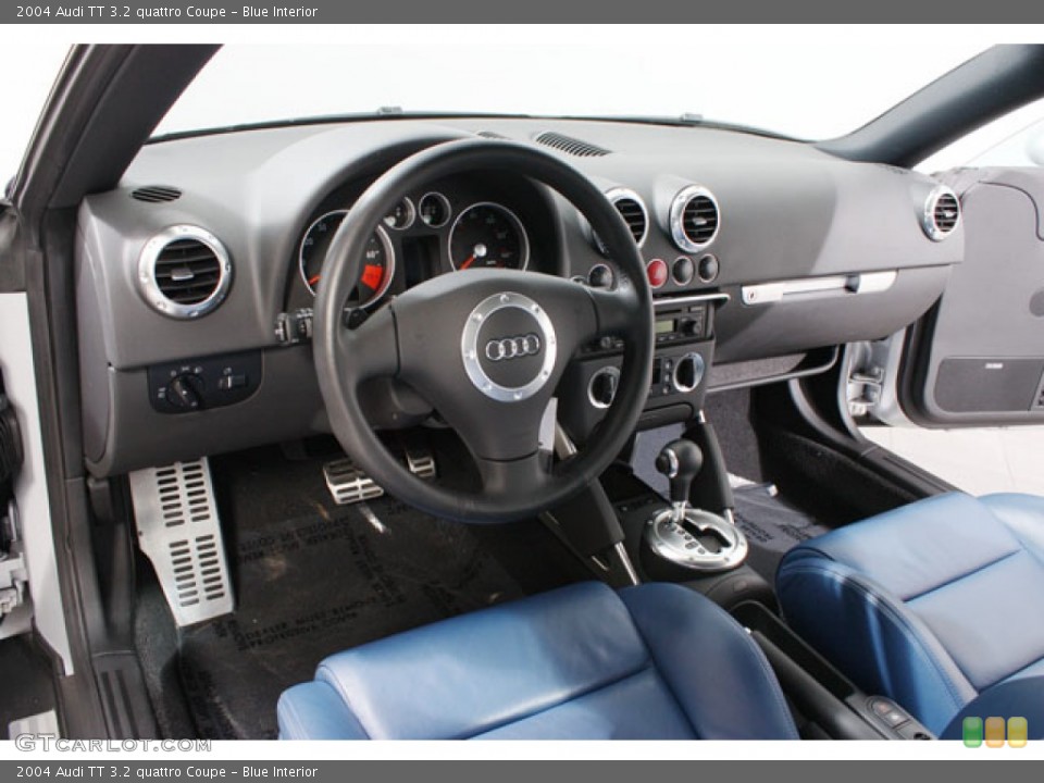 Blue Interior Dashboard for the 2004 Audi TT 3.2 quattro Coupe #60530617