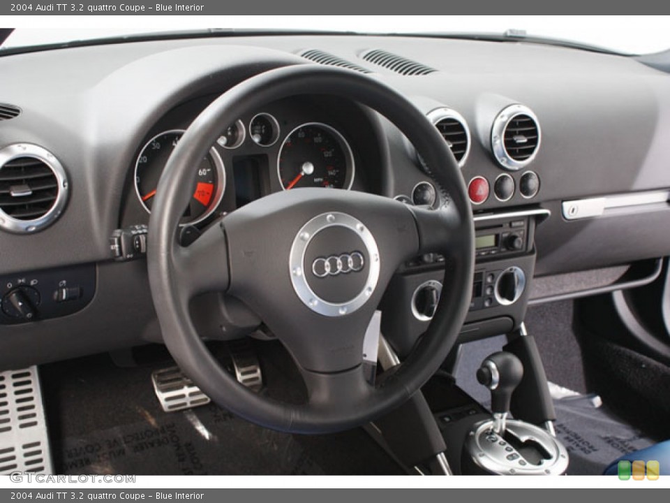 Blue Interior Steering Wheel for the 2004 Audi TT 3.2 quattro Coupe #60530626