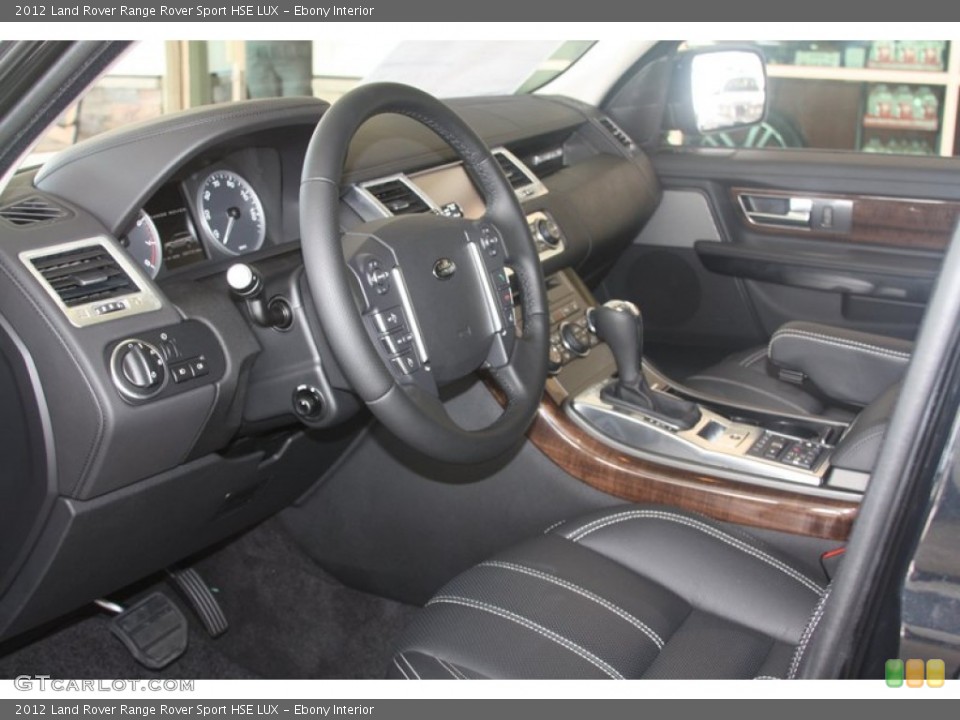 Ebony Interior Photo for the 2012 Land Rover Range Rover Sport HSE LUX #60531124