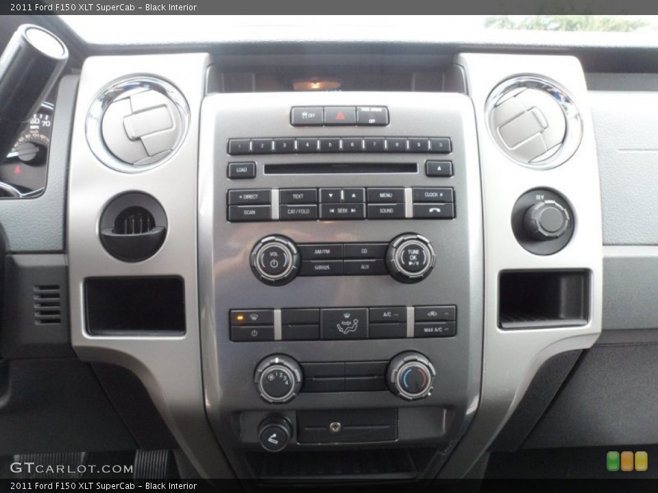 Black Interior Controls for the 2011 Ford F150 XLT SuperCab #60532561