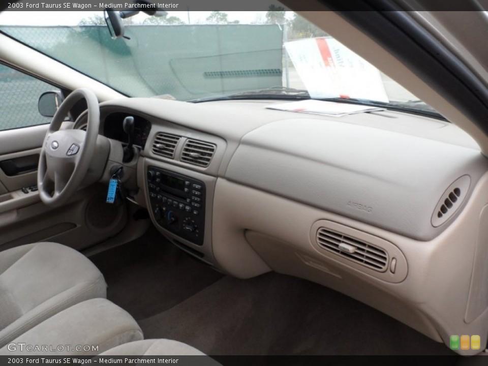 Medium Parchment Interior Dashboard for the 2003 Ford Taurus SE Wagon #60535690