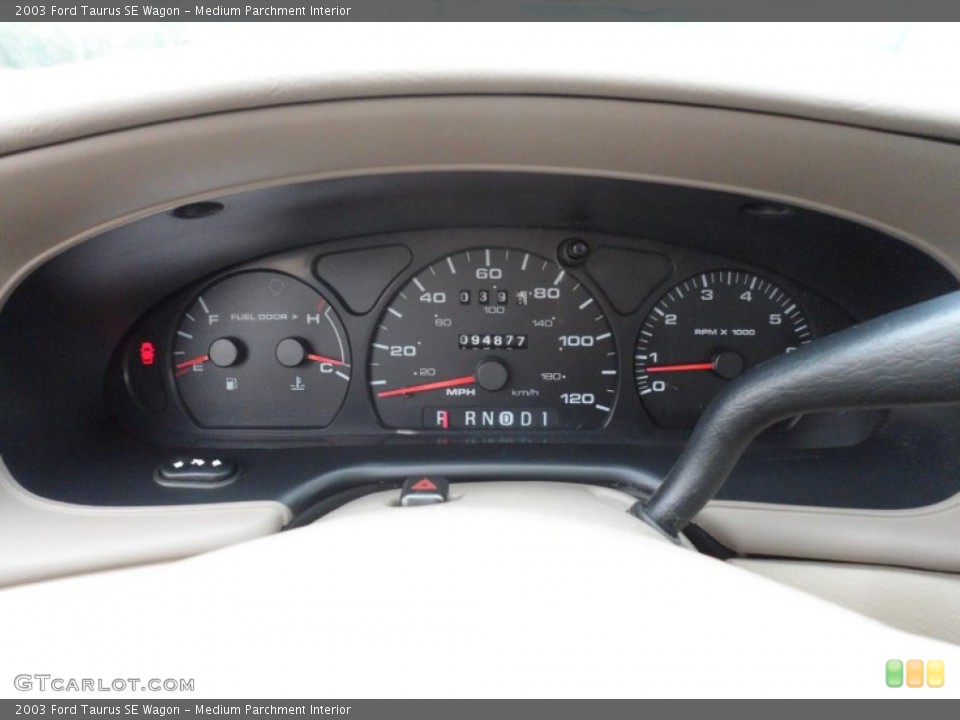 Medium Parchment Interior Gauges for the 2003 Ford Taurus SE Wagon #60535825