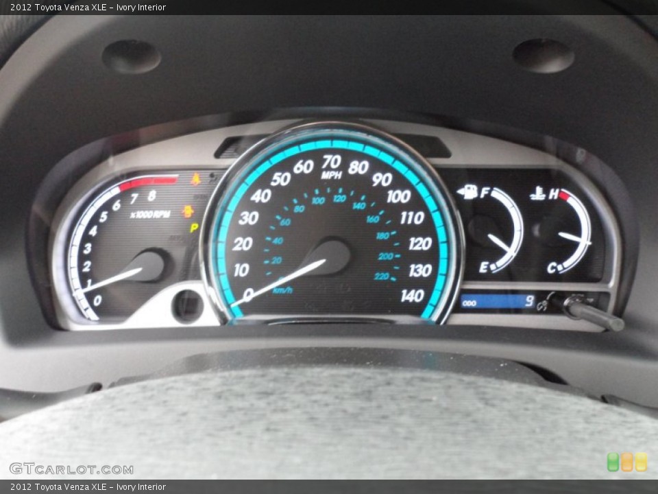 Ivory Interior Gauges for the 2012 Toyota Venza XLE #60536857