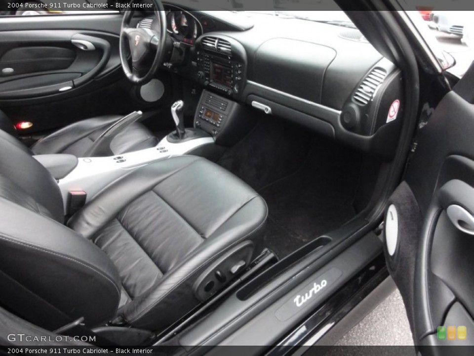 Black Interior Photo for the 2004 Porsche 911 Turbo Cabriolet #60536905
