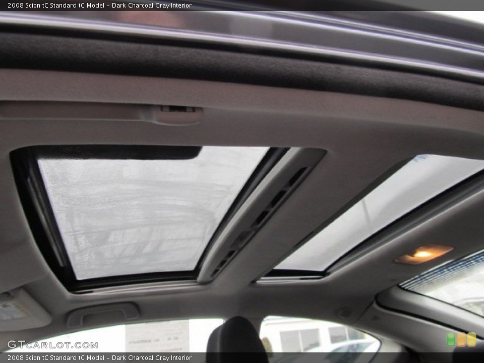 Dark Charcoal Gray Interior Sunroof for the 2008 Scion tC  #60542935