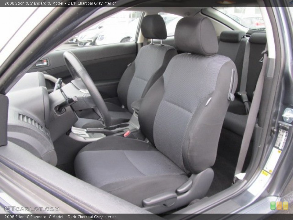 Dark Charcoal Gray Interior Photo for the 2008 Scion tC  #60542953