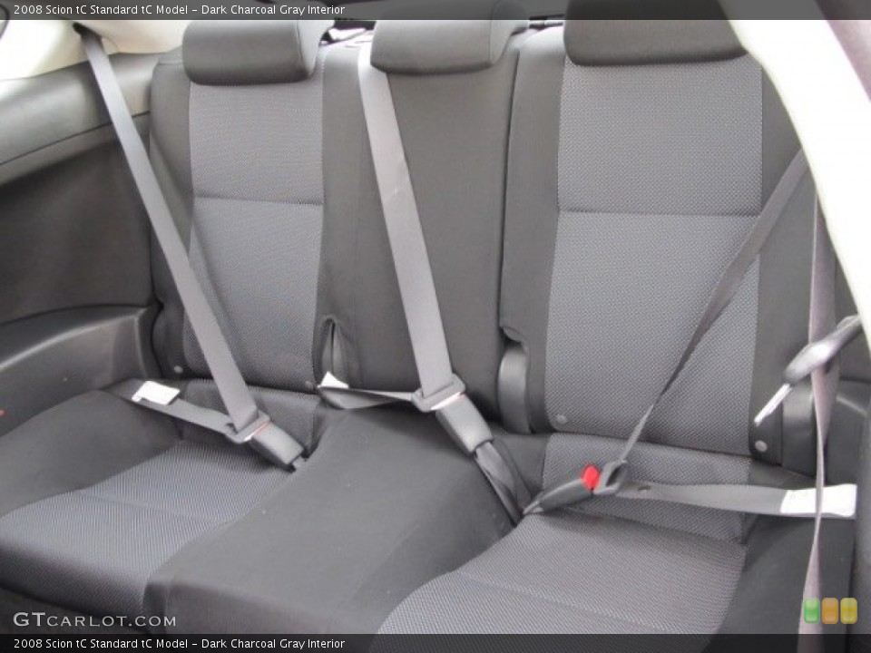 Dark Charcoal Gray Interior Rear Seat for the 2008 Scion tC  #60542995