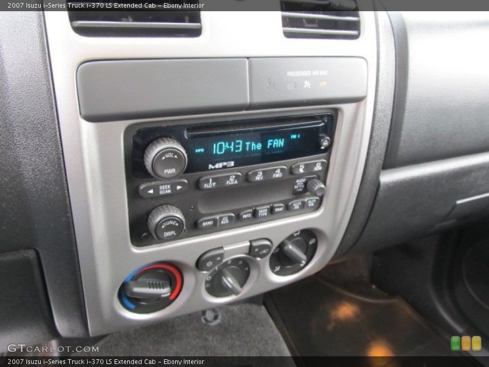 Ebony Interior Controls for the 2007 Isuzu i-Series Truck i-370 LS Extended Cab #60543430