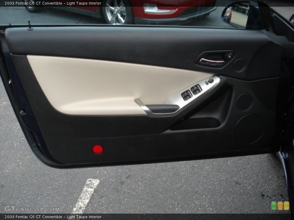 Light Taupe Interior Door Panel for the 2009 Pontiac G6 GT Convertible #60546951