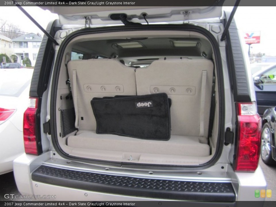 Dark Slate Gray/Light Graystone Interior Trunk for the 2007 Jeep Commander Limited 4x4 #60547936